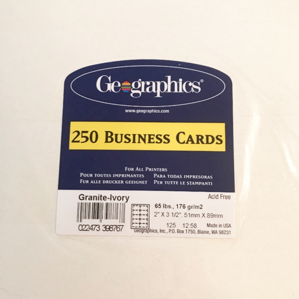 BUSINESS CARDS & ADDRESS LABELS - Picture 2 of 8